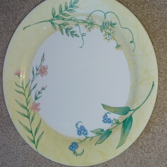 Corelle Sun Garden Two 9" Dinner Plates & Two 7 1/4" Desert Yellow Floral 4Pc - Picture 2 of 9